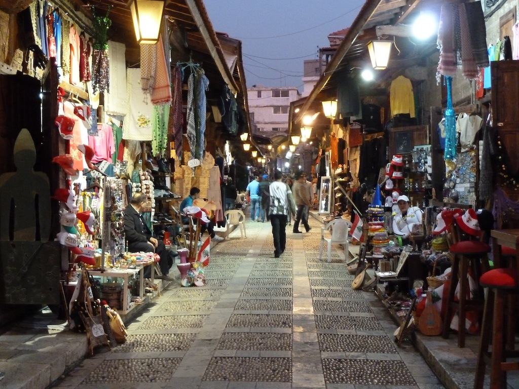 Souks in Byblos