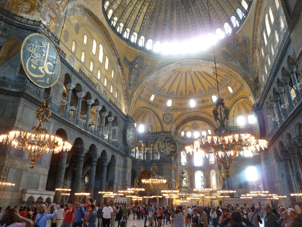 Inside Hagia Sophia
