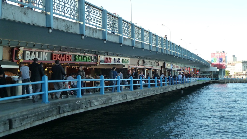 Under Galata Bridge