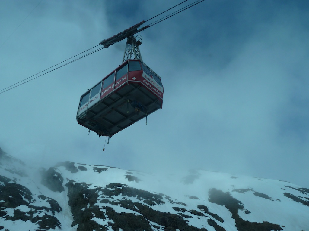 Matterhorn Glacier Paradise cable car