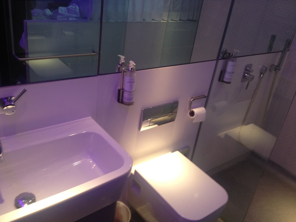 Shower and Toilet