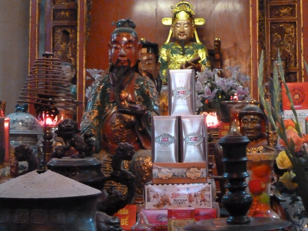 Inside temple